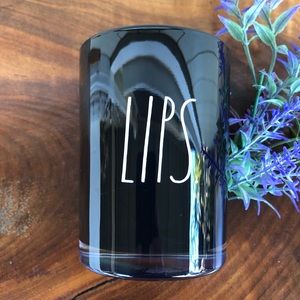 Rae Dunn “LIPS” Makeup Cup
